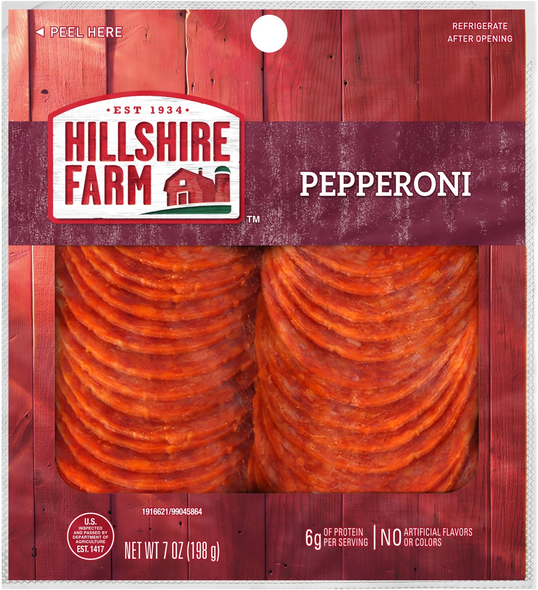 slide 5 of 5, Hillshire Farm Deli Lunch Meat, Pepperoni, 7 oz, 7 oz