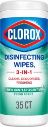 Clorox Disinfecting Wipes Fresh Scent, 35 ct
