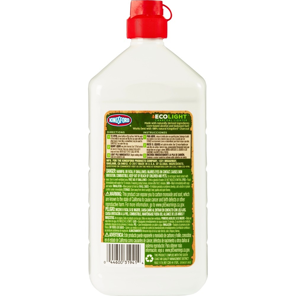 slide 2 of 5, Kingsford Eco Light Charcoal Lighter Fluid, 32 oz