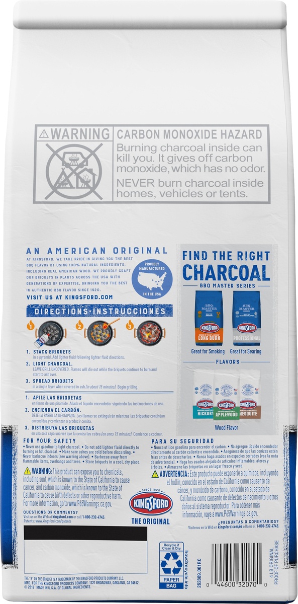 slide 2 of 4, Kingsford Charcoal Briquets 4 lb, 4 lb