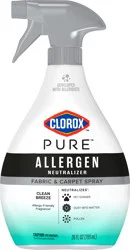 Clorox PURE Allergen Neutralizer Fabric and Carpet Spray, Clean Breeze, 26 Fluid Ounces