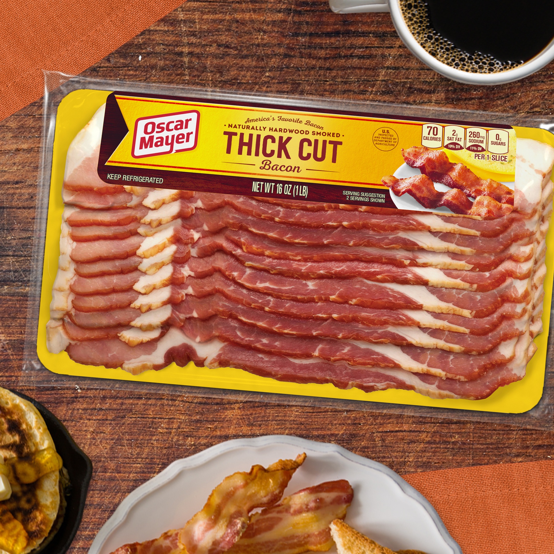 Oscar Mayer Naturally Hardwood Smoked Thick Cut Bacon