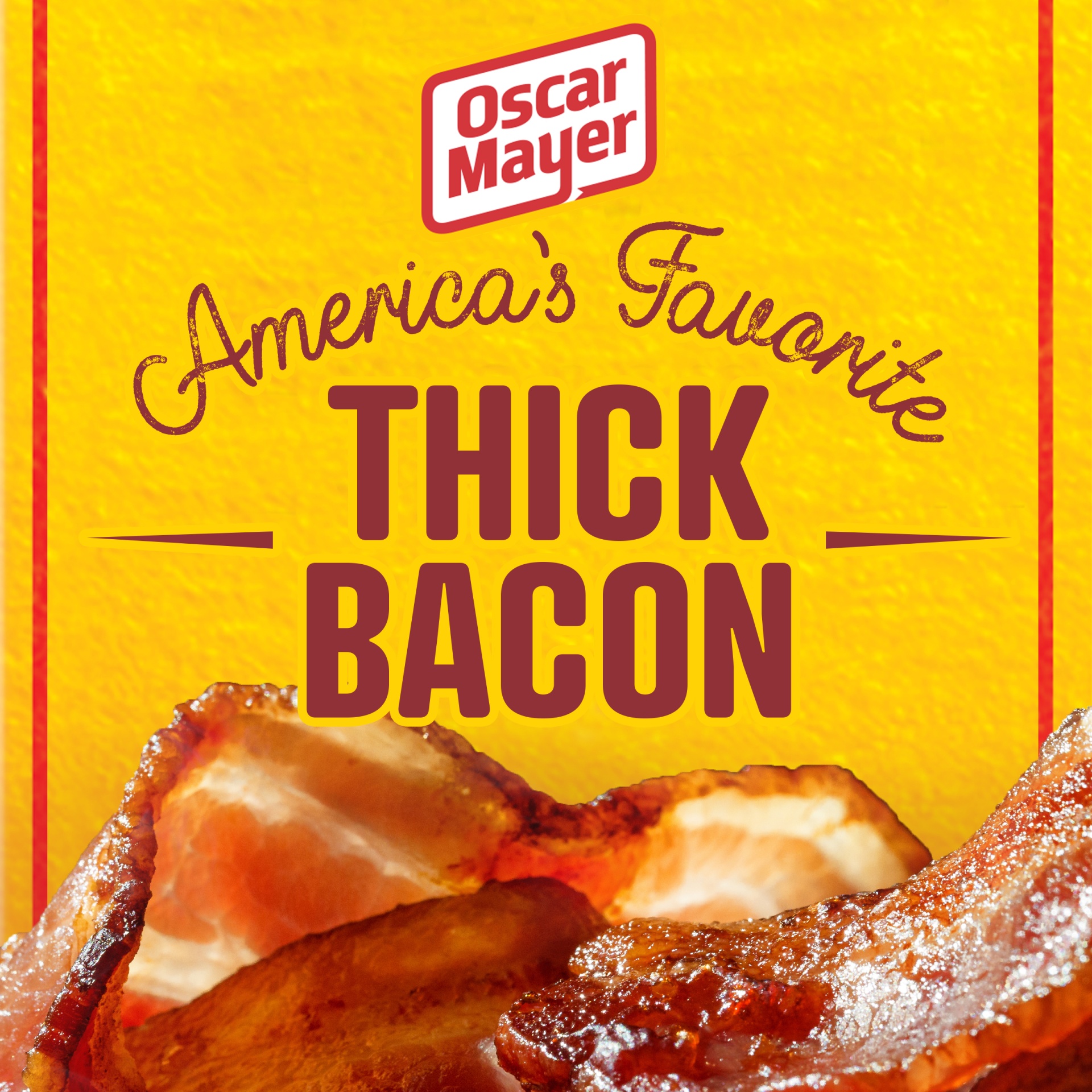 slide 6 of 12, Oscar Mayer Naturally Hardwood Smoked Thick Cut Bacon Pack, 11-13 slices, 16 oz