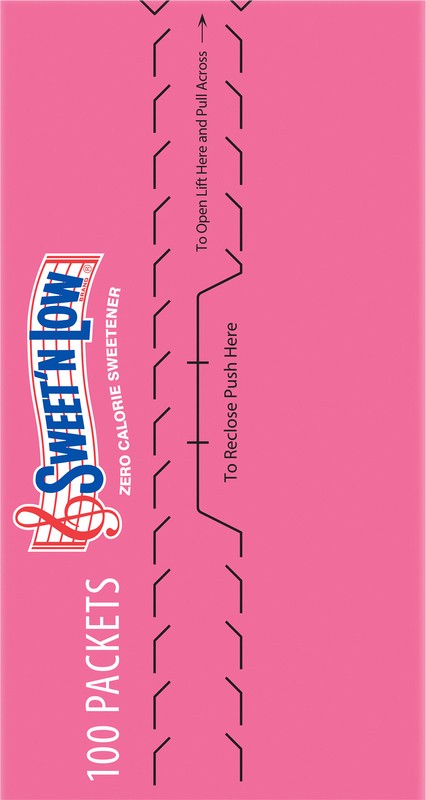 slide 5 of 5, Sweet'N Low Zero Calorie Sweetener 100 ct Box, 100 ct