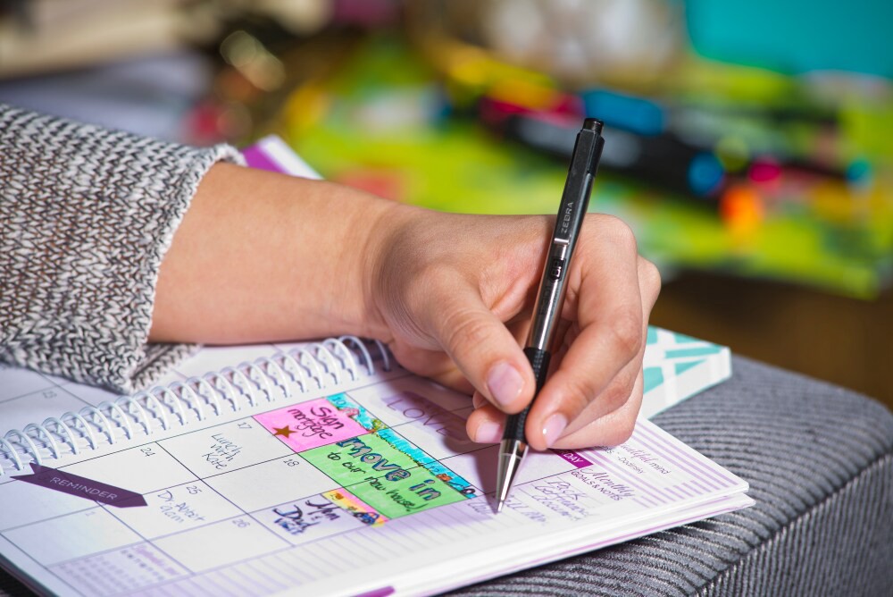 slide 5 of 5, Zebra Grip F-301 Ball Point Pen Black, 1 ct