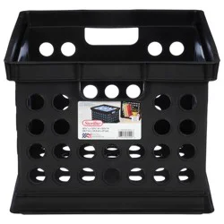 Sterilite Storage Crate, Black