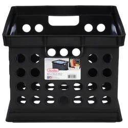 Sterilite Storage Crate, Black