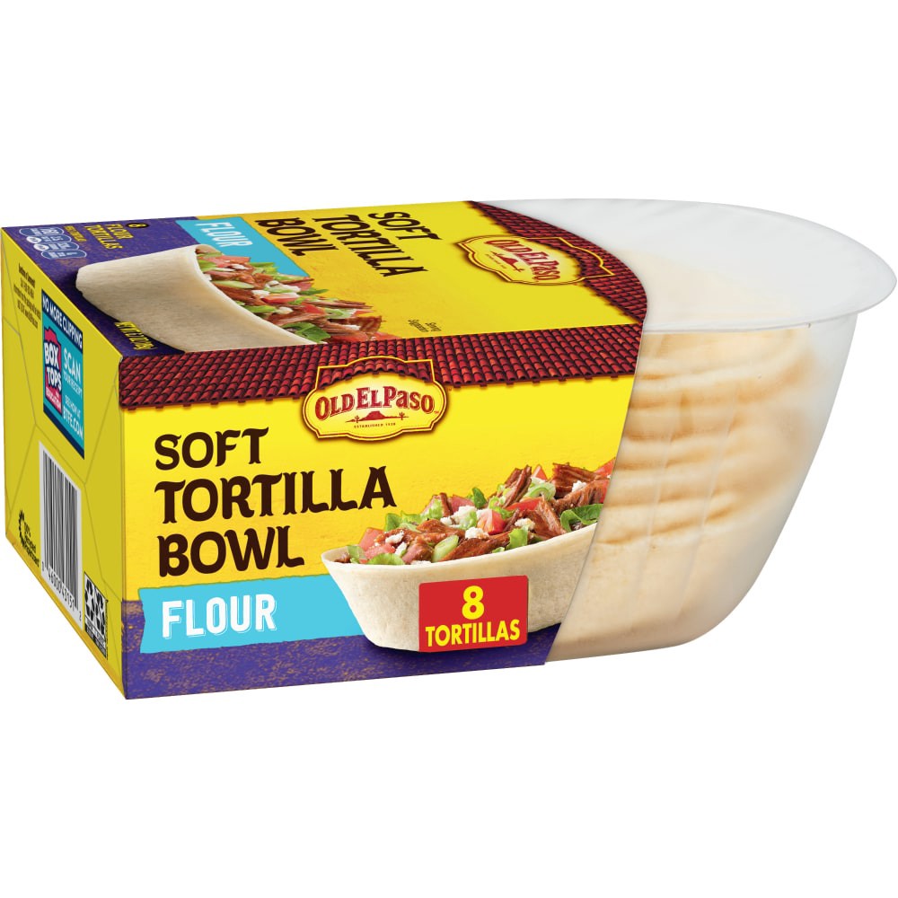 slide 5 of 6, Old El Paso Soft Tortilla Bowls, Flour, 8 ct., 6.7 oz., 8 ct