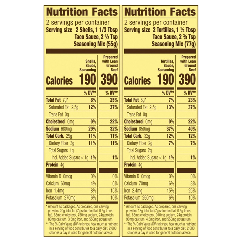 slide 5 of 5, Old El Paso Stand 'N Stuff Shells and Tortilla Bowls, Hard & Soft Taco Dinner Kit, 9.4 oz., 9.4 oz