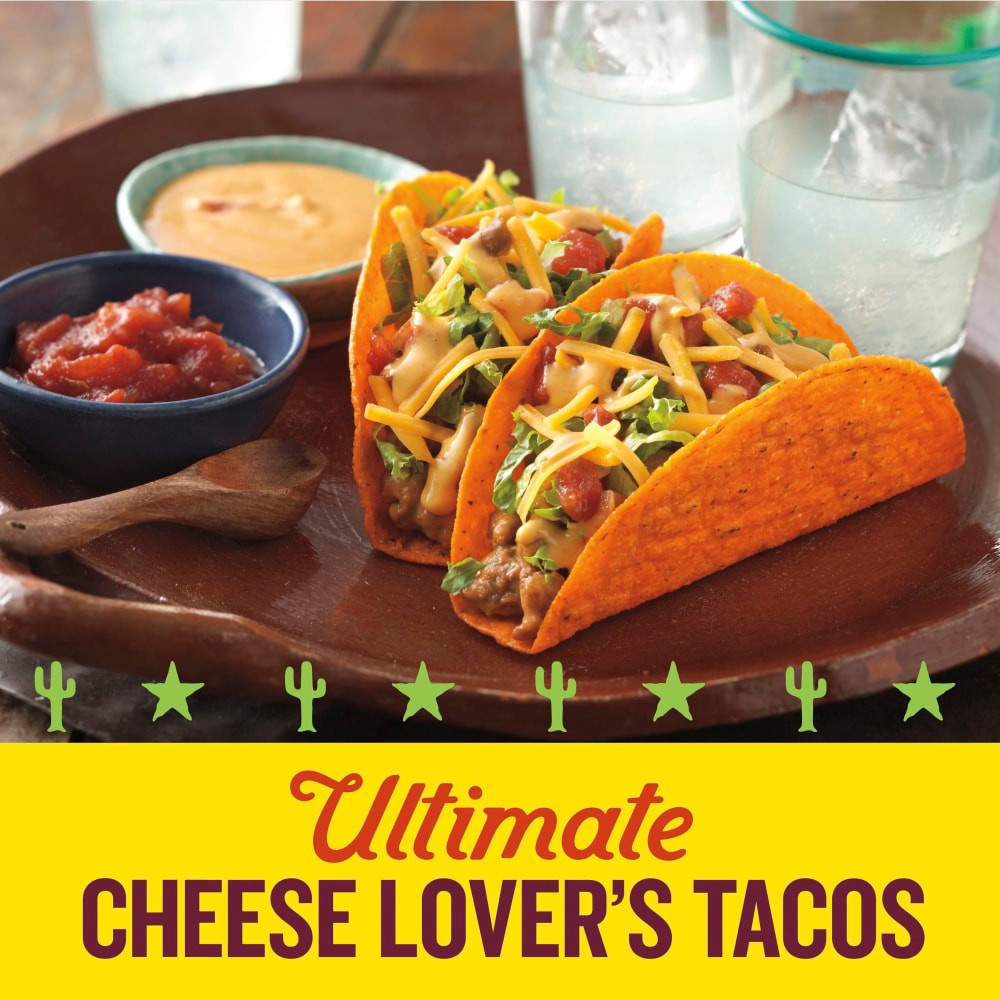 slide 2 of 6, Old El Paso Stand 'N Stuff Bold Nacho Cheese Flavored Taco Shells, Gluten Free, 10 Ct, 5.4 oz, 5.4 oz