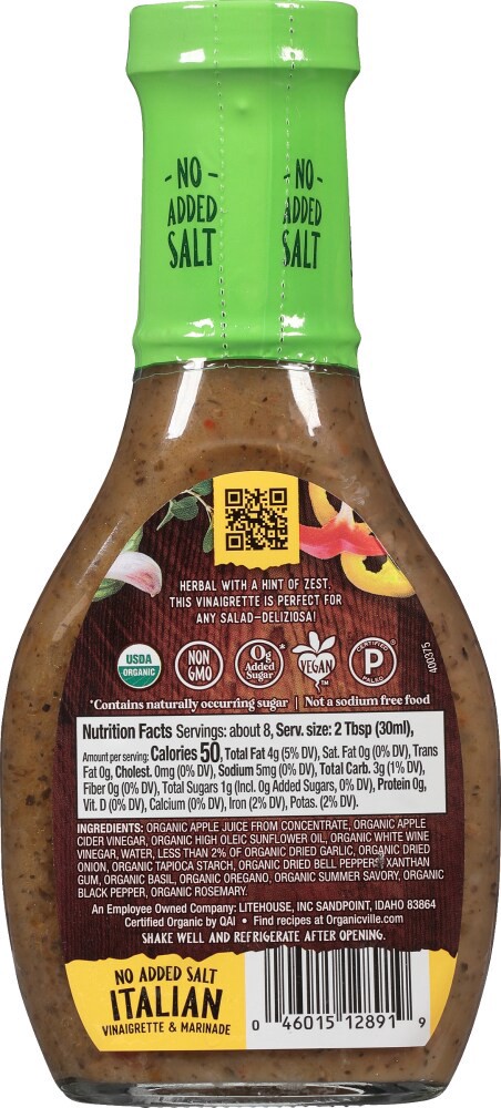 slide 2 of 2, Organicville Ogvill Dressing, 8 fl oz