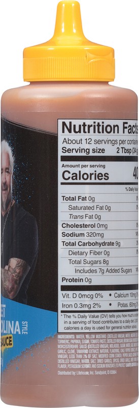 slide 3 of 5, Guy Fieri's Flavortown Carolina Style BBQ Sauce 14 oz, 14 oz
