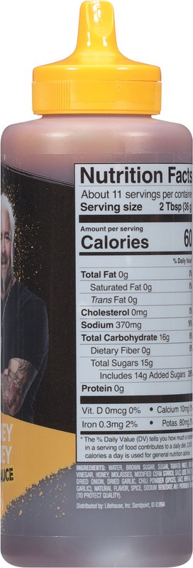 slide 4 of 5, Guy Fieri's Flavortown Flavortown Money Honey BBQ Sauce 14.5 oz, 14.5 oz