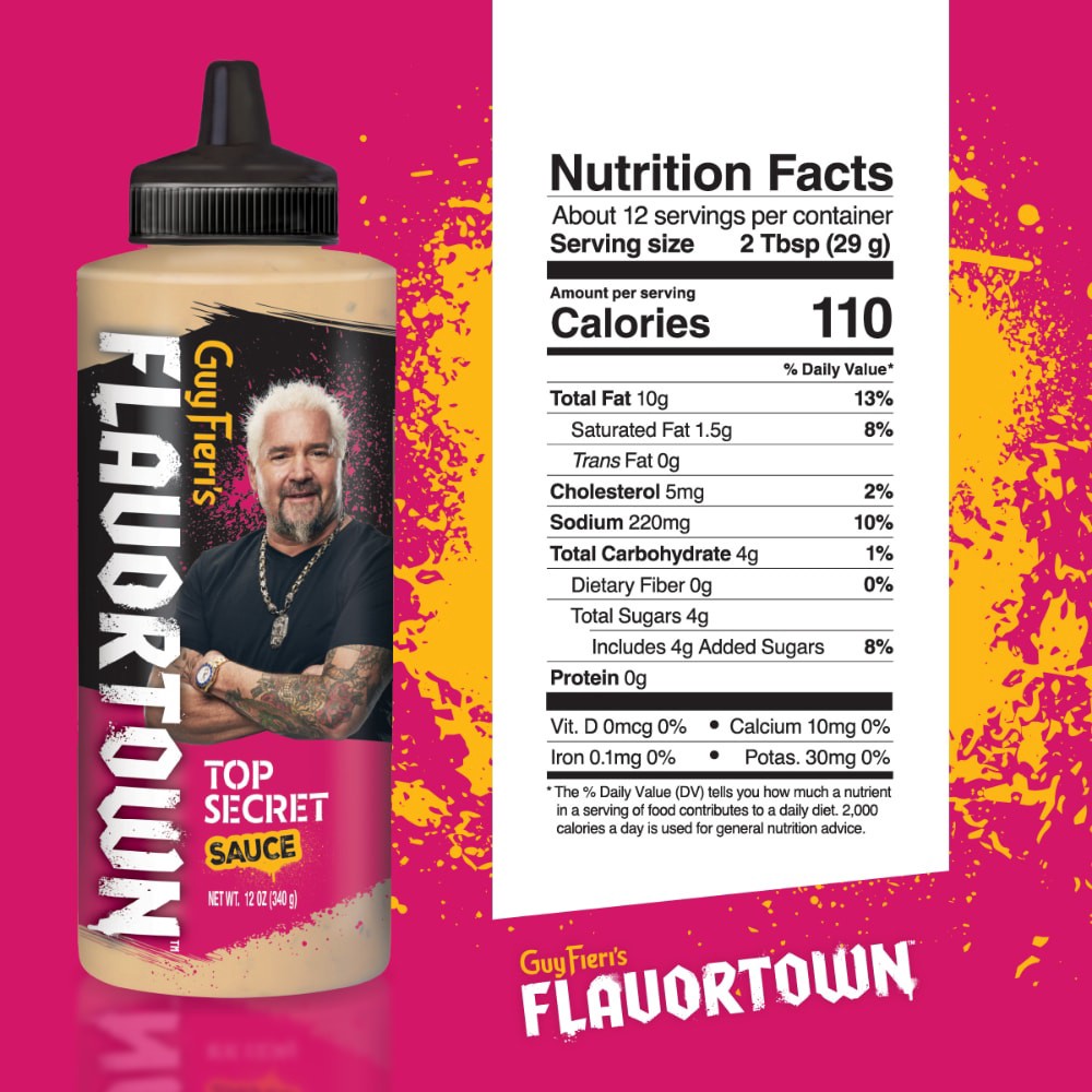 slide 2 of 6, Guy Fieri's Flavortown Flavortown Top Secret Sauce 12 oz, 12 oz