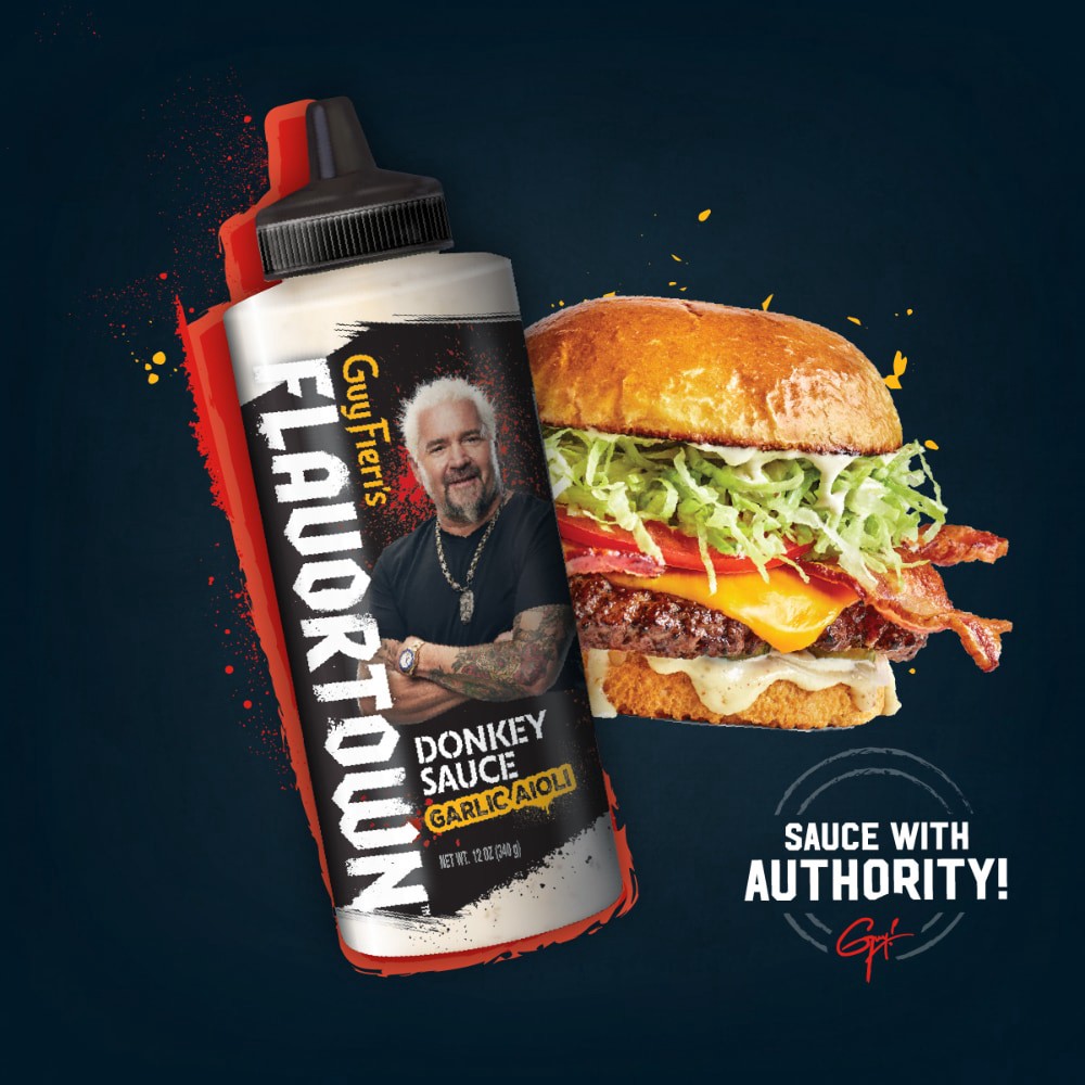 slide 4 of 6, Guy Fieri's Flavortown Garlic Aioli Donkey Sauce 12 oz, 12 oz