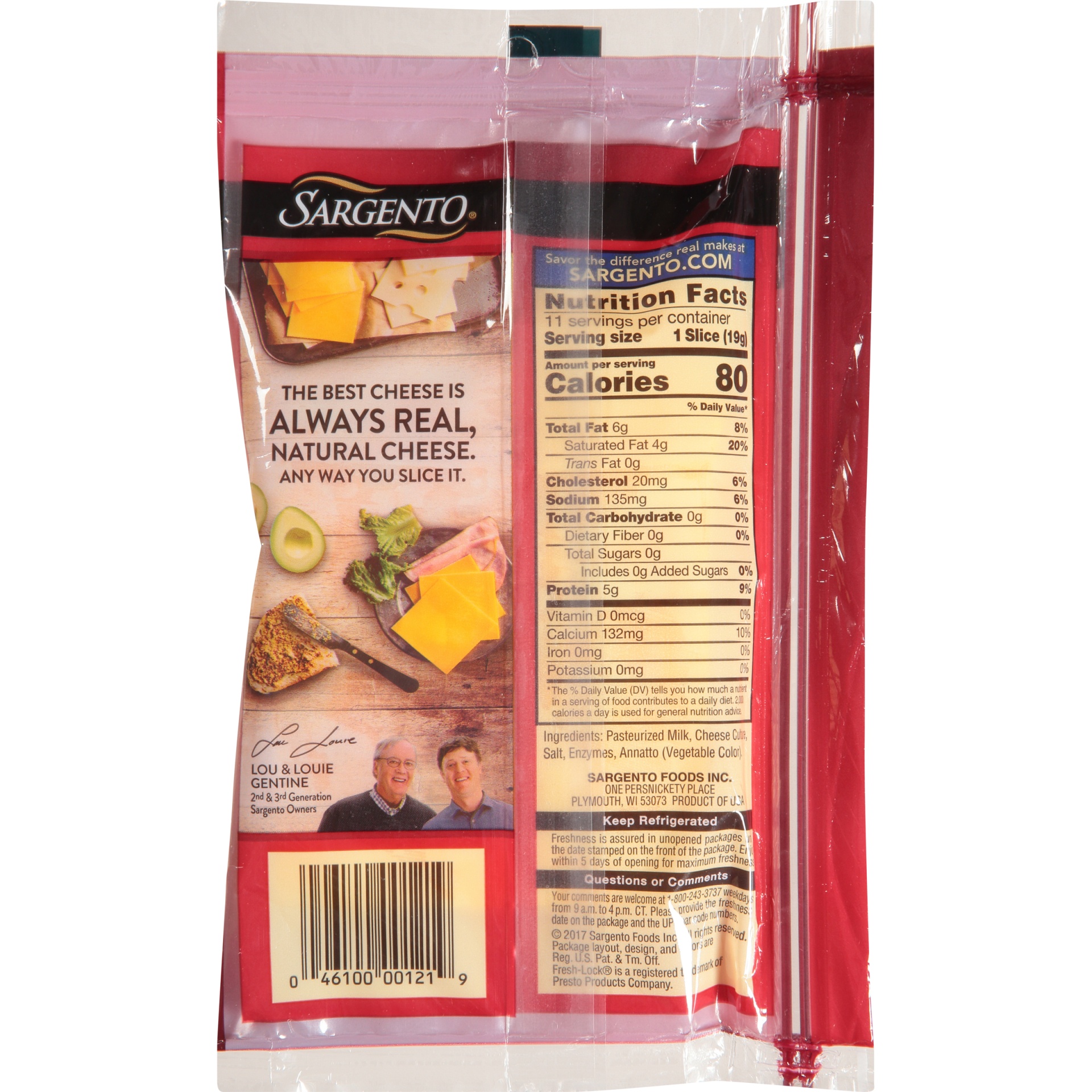 slide 3 of 6, Sargento Natural Colby-Jack Sliced Cheese 11 ea, 11 ct