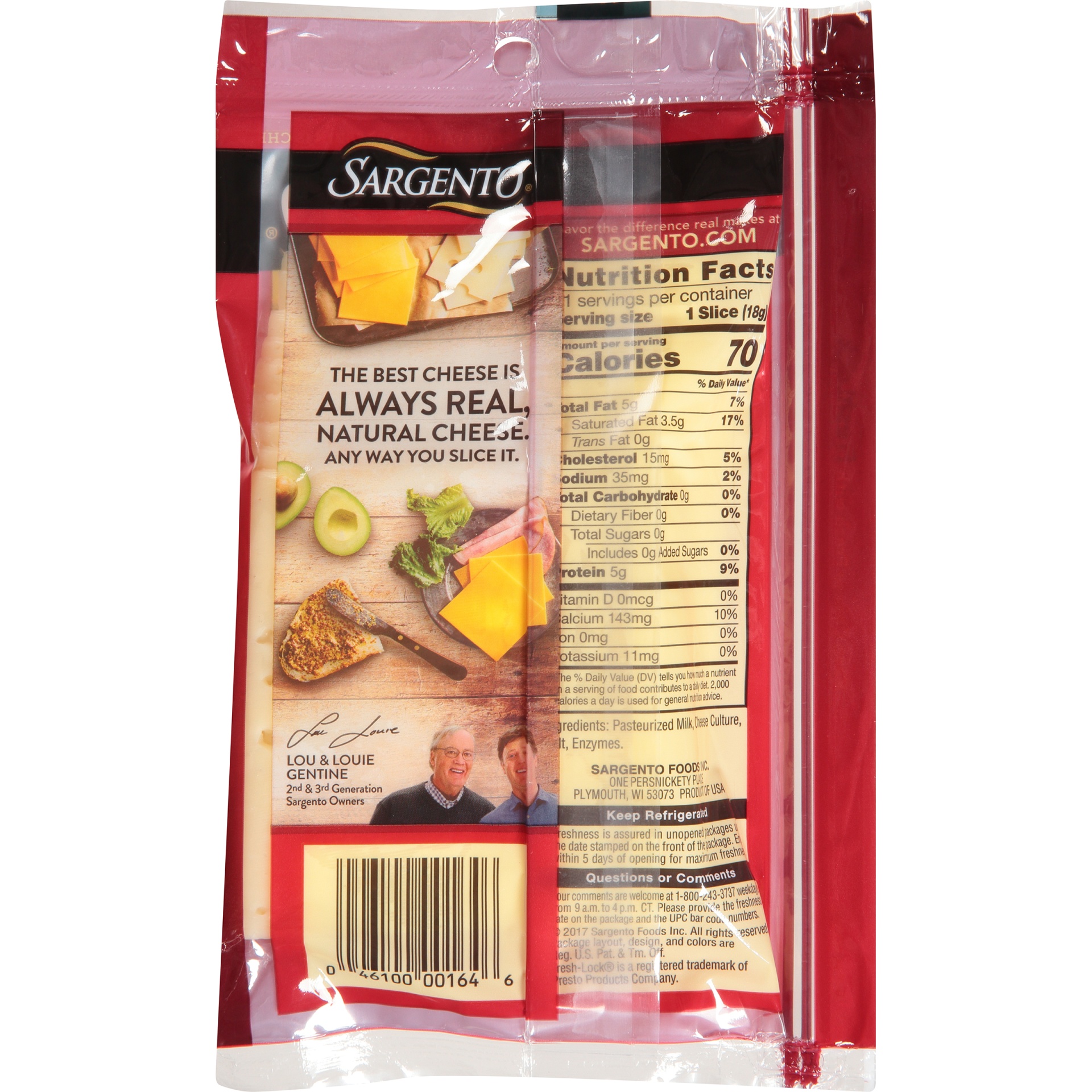 slide 4 of 6, Sargento Sliced Baby Swiss Natural Cheese, 11 slices, 11 ct
