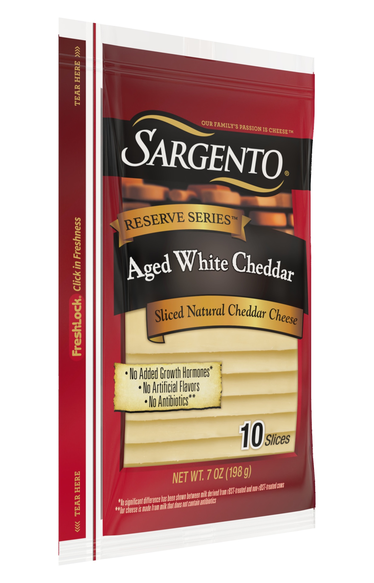 slide 3 of 7, Sargento Aged White Cheddar Sliced Cheese, 7 oz