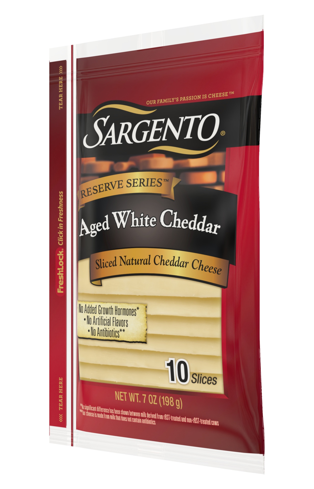 slide 4 of 7, Sargento Aged White Cheddar Sliced Cheese, 7 oz