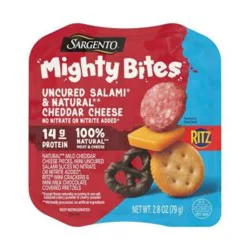 Sargento Mighty Bites Cheddar & Salami Meal Kit