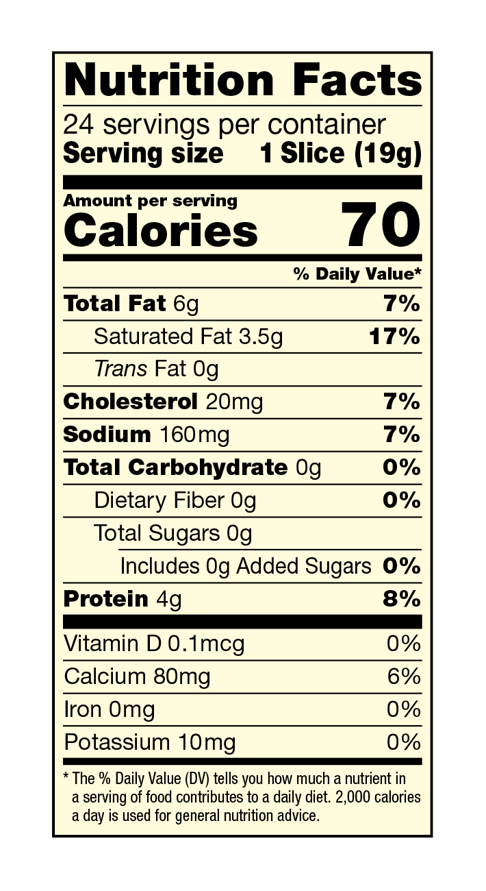 slide 3 of 5, Sargento Natural American Slices 8oz, 8 oz