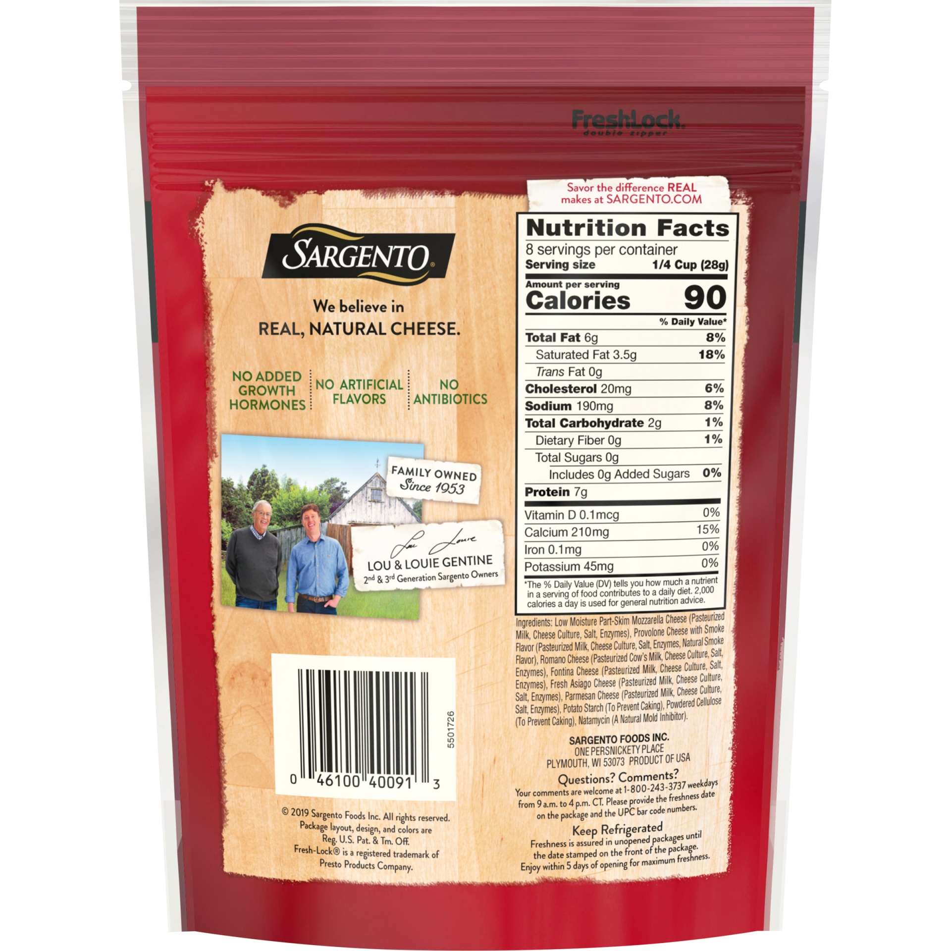 slide 4 of 8, Sargento Shredded 6 Cheese Italian Natural Cheese, 8 oz., 8 oz