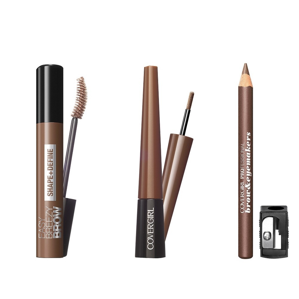 slide 5 of 9, Covergirl Easy Breezy Brow Mascara - 615 Honey Brown, 0.024 fl oz