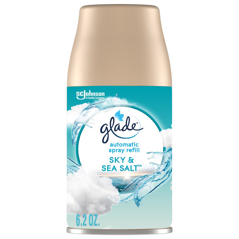 slide 3 of 4, Glade Automatic Spray Refill, Air Freshener, Sky & Sea Salt, 6.2 oz, 6.2 oz
