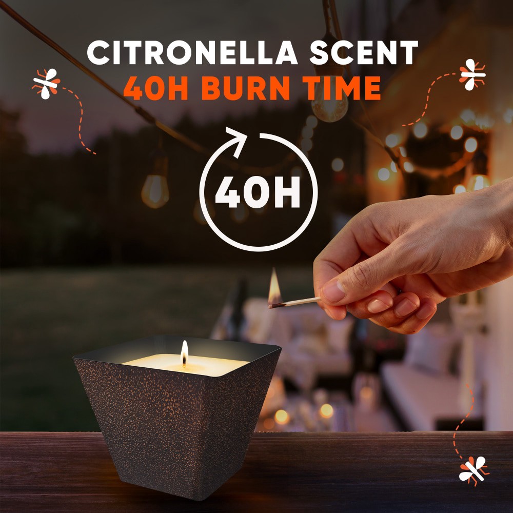 slide 5 of 6, OFF! Scented Citronella Candle, Backyard Outdoor Candle, 18 oz, 1 ct, 1 ct
