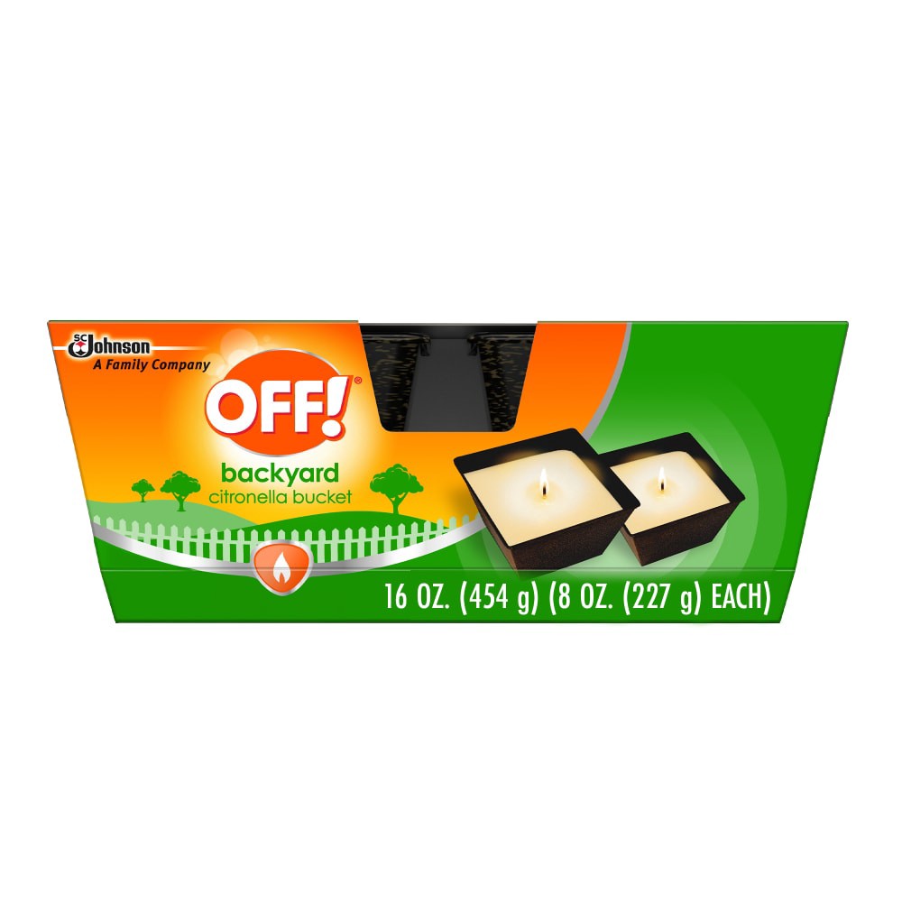 slide 3 of 6, Off! Citronella Candle Bucket Twin Pack, 2 ct; 18 oz