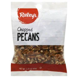 Raleys Raley's Chopped Pecans 2.25 Oz