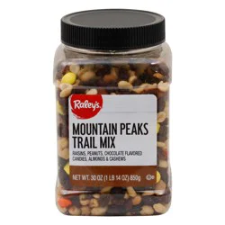 Raley's Mountain Peaks Trail Mix Tub 30 Oz