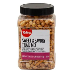 Raley`s Sweet & Savory Trail Mix Tub 26 Oz