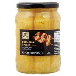 Nob Hill Trading Co. Pineapple Spears In Coconut Water 24 Oz