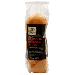 Nob Hill Trading Co. Brioche Burger Bun, Sliced 10.6 Oz