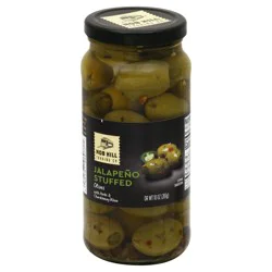 Nob Hill Trading Co. Jalapeno Stuffed Olives With Herbs & Chardonnay 10 Oz