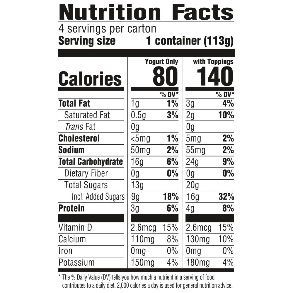 slide 6 of 6, YoCrunch Strawberry Low Fat Yogurt with Mini M&Ms(R), 4 Ct, 4 OZ Yogurt Cups, 4 ct