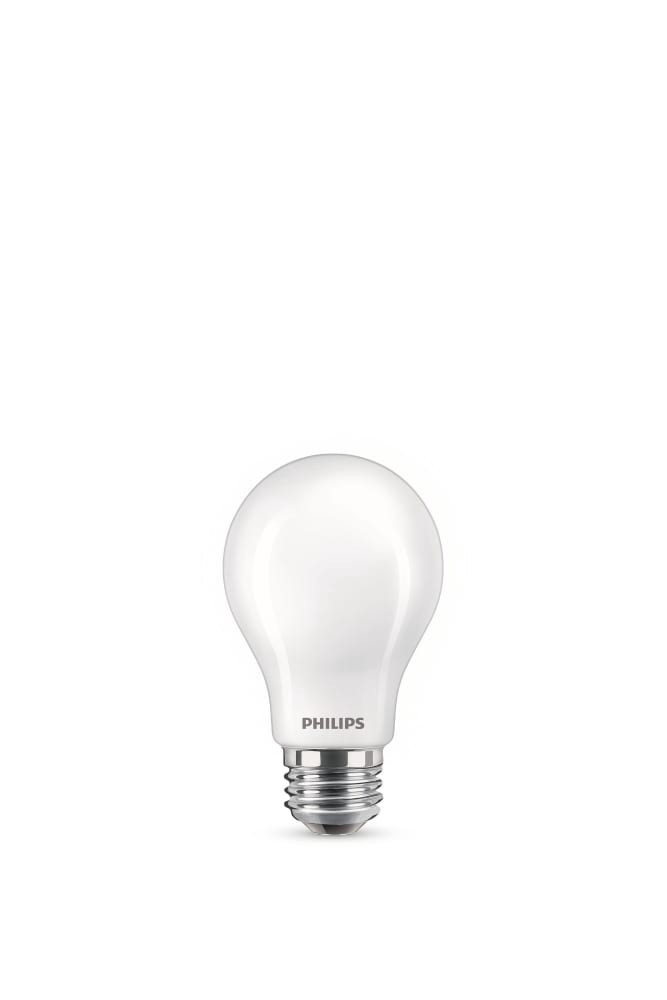 slide 6 of 6, Philips 8-Watt (40-Watt) A19 Led Dimmable Flicker Free Light Bulb - Daylight (5000K), 2 ct