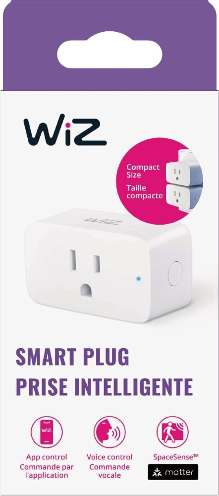 slide 5 of 6, WiZ Smart Plug Wifi BLE Type-B, 1 ct