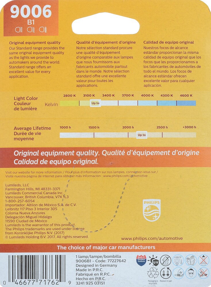 slide 2 of 2, Philips Longerlife Miniature Headlight 8006B1, 1 ct