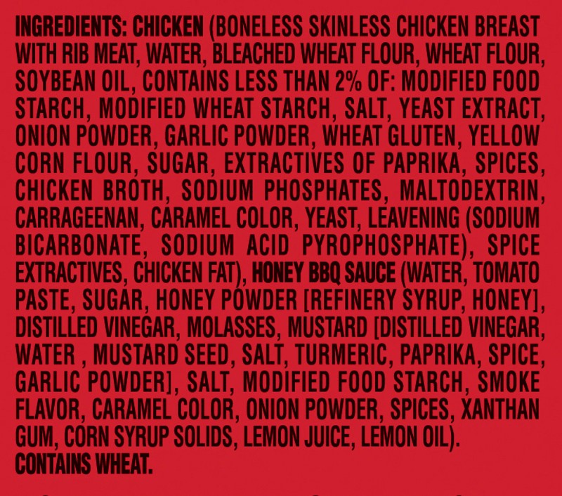 slide 5 of 5, TGIF TGI Fridays Honey BBQ Boneless Chicken Bites Frozen Snacks, 15 oz Box, 15 oz