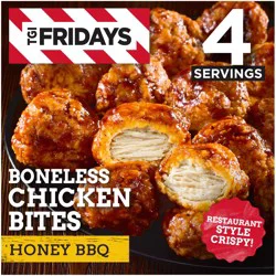 TGIF TGI Fridays Honey BBQ Boneless Chicken Bites Frozen Snacks, 15 oz Box