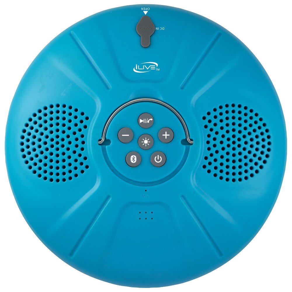 slide 2 of 4, ILIVE Floating Waterproof Wireless Speaker ISBW322BU blue, 1 ct