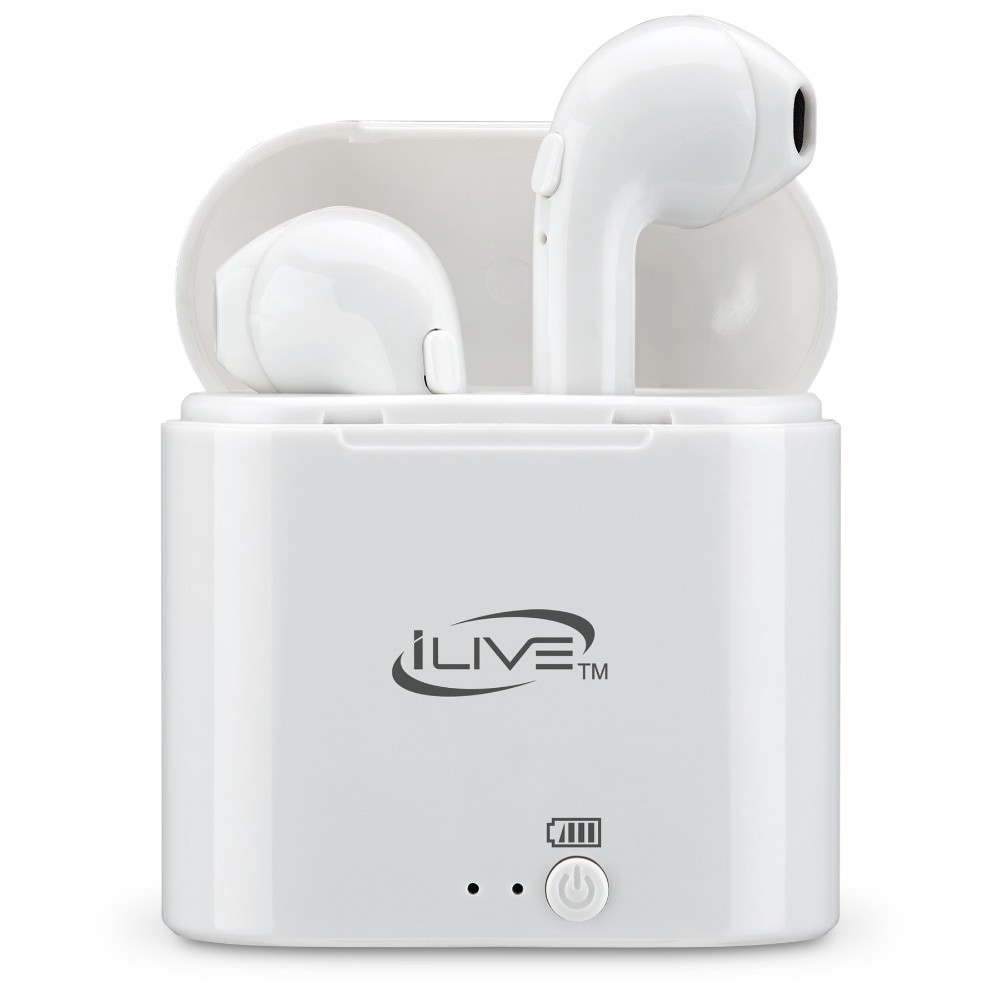 slide 2 of 3, iLive Wireless Earbuds - White, 1 ct