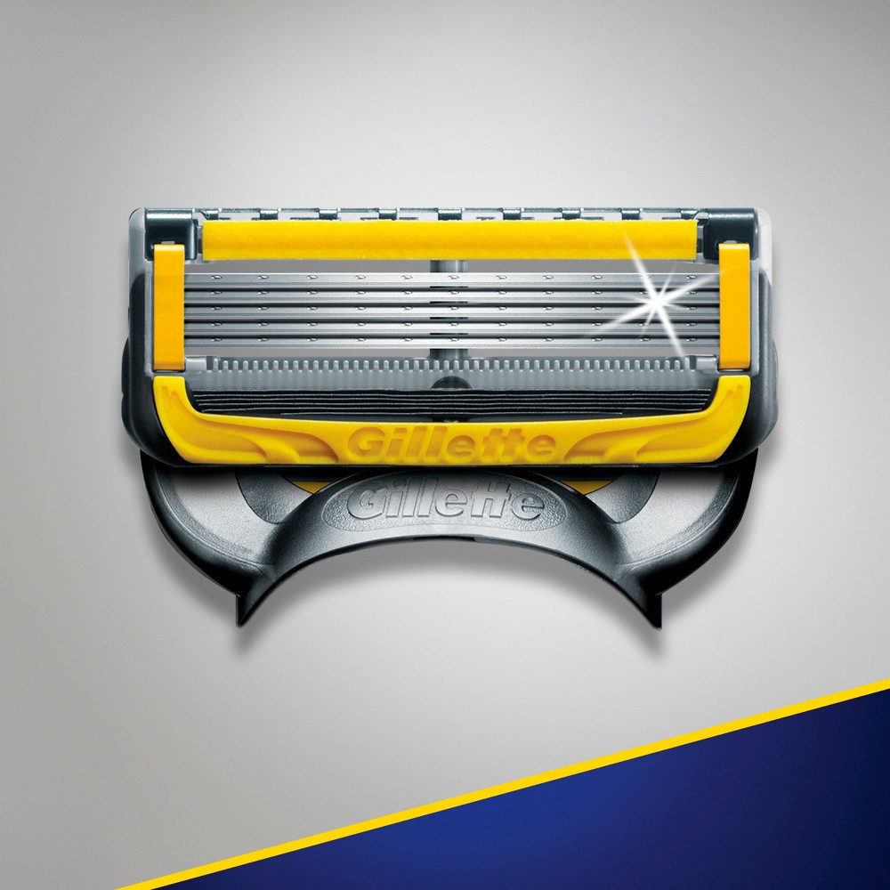 slide 9 of 9, Fusion5 ProGlide Shield Razor Refills for Men, 8 Razor Blade Refills for FlexBall Razor Handle, 2x Lubrication, Precision Trimmer for Men, 8 ct