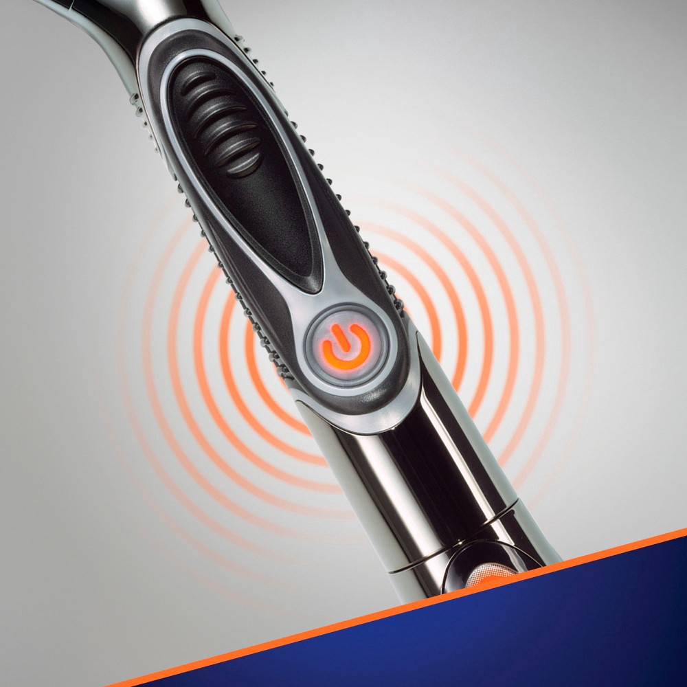 slide 4 of 9, Gillette ProGlide Power Razor for Men, 1 Gillette Power Razor Handle + 1 Blade Refill, 1 ct