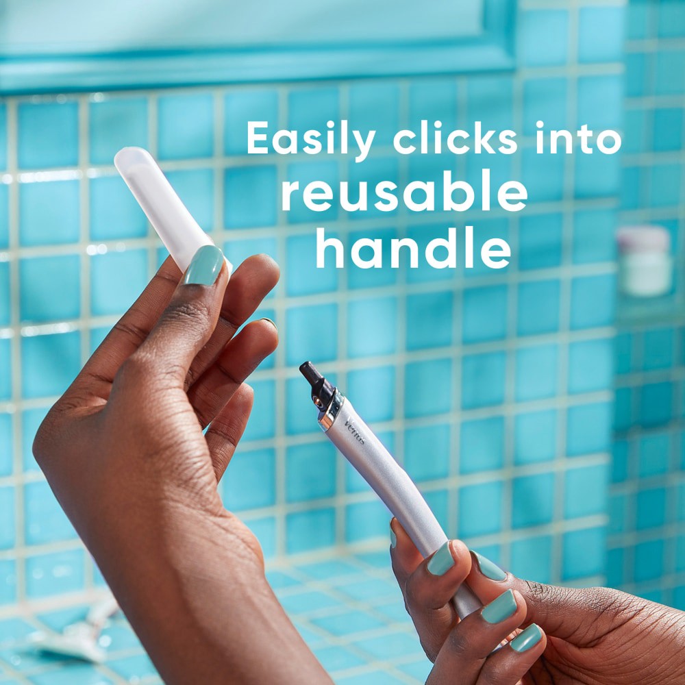 slide 2 of 3, Gillette Venus Facial Razor Refills, Dermaplaning Exfoliating Replacement Blades, 4-Count, 4 ct