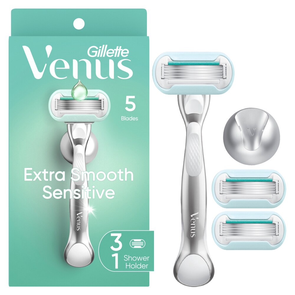 slide 5 of 6, Venus Female Premium Razor, 5 ct