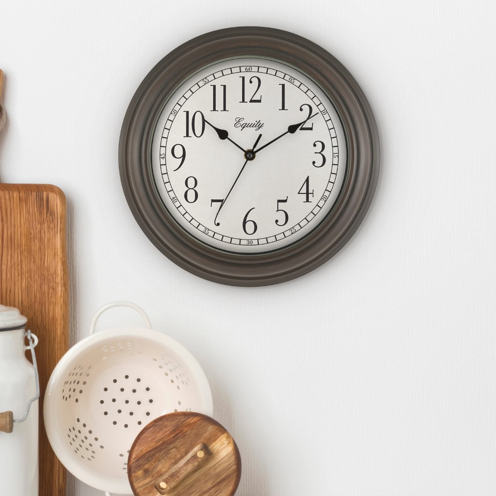 slide 3 of 3, Equity By La Crosse Cora Quartz Analog Wall Clock, 1 ct