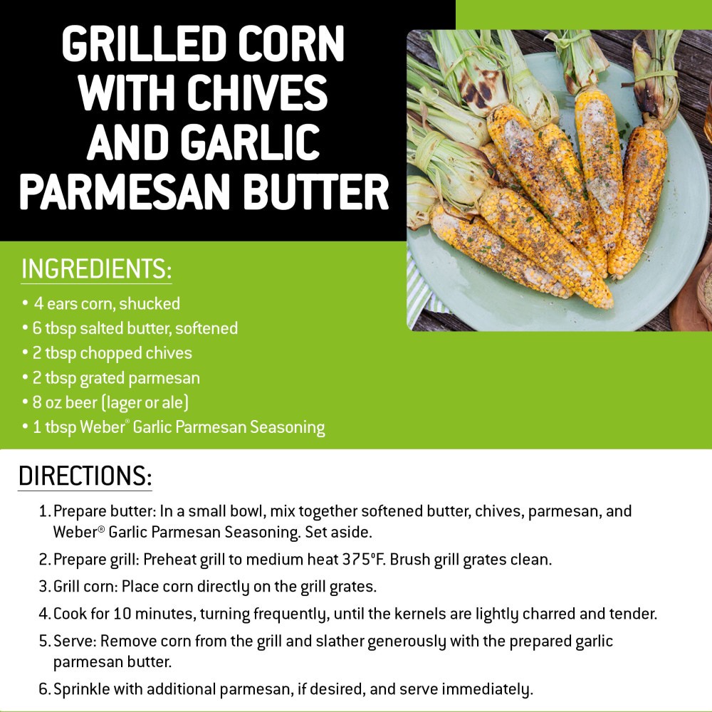 slide 3 of 6, Weber Garlic Parmesan Seasoning, Gluten Free, 2.6 oz, 2.6 oz